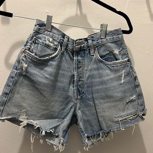Agolde Parker denim shorts